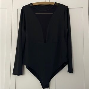 Black Long Sleeve Bodysuit
